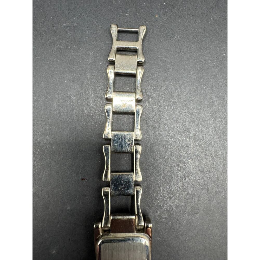 Anne Klein Women's Diamond Rectangular Silver Ton… - image 8